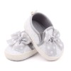 Balerini albi cu fundita gri (Marime Disponibila: 9-12 luni (Marimea 20