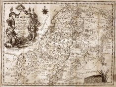 PALESTINA !!! Una din primele hărți rom&amp;acirc;nești a ȚĂRII SFINTE, piesă realizată de Ioan Teodorovici și tipărită la Pesta &amp;icirc;n anul 1824 foto