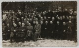 FOTO - ATELIER J. DREHER , BOCSA - MONTANA - VASIOVA , PARTICIPANTI LA CURSUL DE APARARE PASIVA , FOTOGRAFIE DE GRUP , FEBRUARIE 1940