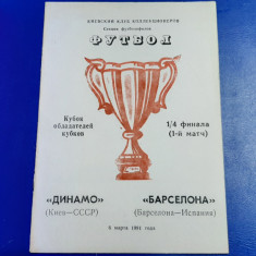 program Dinamo Kiev - FC Barcelona