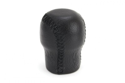 Nuca schimbator de viteza din piele neagra cu fir negru - 01757 AVX-AM01757 foto