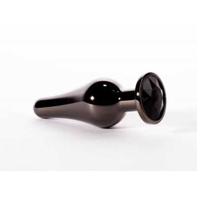 Dop anal Mediu Secret Shine Gun Colour Jewelled Metal Butt Plug (11.2cm) foto