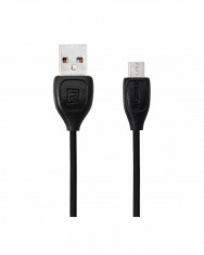 Cablu Remax Lesu MicroUSB RC-050 Negru foto