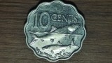 Bahamas - moneda colectie exotica - 10 cents 2016 - dantelata - senzationala !