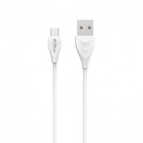 CABLU DE DATE (14126) DETECH DE-24M MICRO USB, 1M , ALB BLISTER