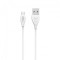 CABLU DE DATE (14126) DETECH DE-24M MICRO USB, 1M , ALB BLISTER