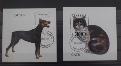 TS24/01 Timbre Serie Tanzania - Colita caini si pisci foto