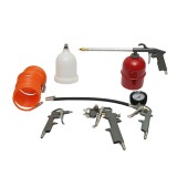Set 5 piese aer comprimat cu furtun spiralat 5 m pentru vopsit si umflat