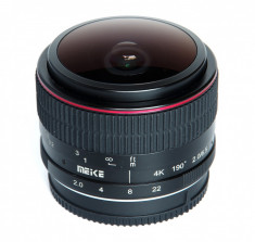 Obiectiv manual Meike 6.5mm F2.0 Fisheye pentru Nikon 1 mount foto