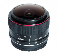 Obiectiv manual Meike 6.5mm F2.0 Fisheye pentru FujiFilm FX-mount foto