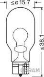 SET 2 BECURI 12V W16W ORIGINAL BLISTER OSRAM