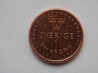 1 KRONA 2016 SUEDIA foto