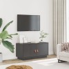 Gossi comoda tv, gri, 80x34x40 cm, lemn masiv de pin