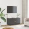 Gossi comoda tv, gri, 80x34x40 cm, lemn masiv de pin