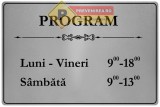 Semne program din aluminiu