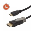 Cablu Mini HDMI la HDMI 3m, Conectori Auriti, 1080p, Compatibil HDCP, ROHS