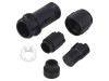 Conector Circular Mama BULGIN 4 Pini IP68 Baioneta Montare Cablu Poliamida Buccaneer 4000