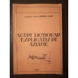 Gherasim Chinde - Scurt dicționar explicativ de aviație (1981)