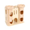 JUCARIE HAMSTERI CASTEL LEMN FLAMINGO 16x11x14.5H