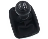 Nuca Schimbator VW Golf 4 6 Viteze Negru + Manson si Rama Cromata - Accesorii Auto Interior
