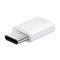 Adaptor / OTG, Micro USB - USB C, Compatibila cu Samsung, GH98-40218A / EE-GN930BW, Bulk, Alb