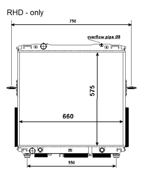 NRF 53368 Radiator, racire motor