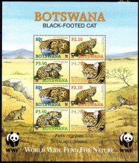 Botswana 2005, Fauna, WWF, serie neuzata, MNH