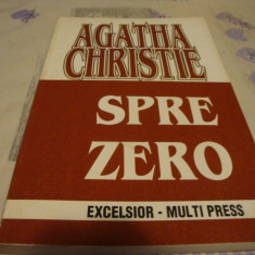 Agatha Christie - Spre zero - Excelsior Multi Press