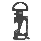 Unealta multifunctionala compacta 7 cm cu desfacator, surubelnite, chei hexagonale, spite si suport telefon, metalica