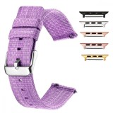Curea material textil, compatibila Apple Watch 9|8|7|6|5|4|3|2|1 Series, 41mm|40mm|38mm, telescoape QR, Lilac Purple