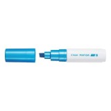 Marker cu vopsea pe baza de apa, varf tesit 8mm,Pilot Pintor Metalic,albastru metalic
