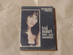 SIGMUND FREUD - TREI ESEURI DESPRE TEORIA SEXUALITATII foto