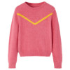 Pulover pentru copii tricotat, roz antichizat, 104 GartenMobel Dekor, vidaXL