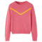 Pulover pentru copii tricotat, roz antichizat, 104 GartenMobel Dekor