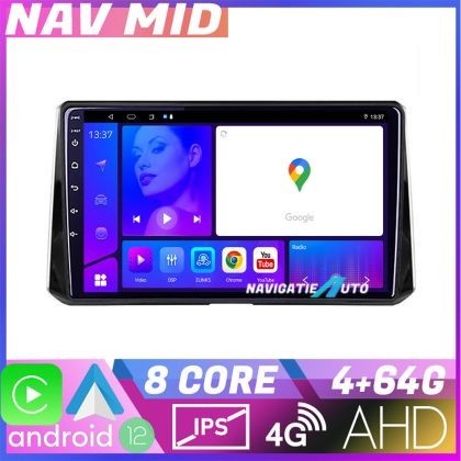 Navigatie Toyota Corolla/Auris 2018 KIT 388 EDOTEC-LITE Android Ecran 720P Octa Core 4 64 Carplay CarStore Technology