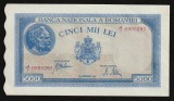 Romania, 5000 lei 1943_aUNC_serie J/1- 0995283