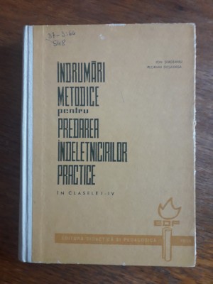 Indrumari metodice pentru predarea indeletnicirilor practice / R7P2F foto