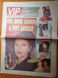 ziarul vip 1-7 septembrie 1998-dan petrescu,trupa genius,ionela tarlea