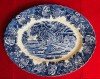 PLATOU DIN PORTELAN ENGLEZESC ENOCH WOOD&#039;S &quot;ENGLISH SCENERY&quot; L30,5CM