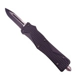 Cutit Automat pe Buton, Spart Geam, Prindere Curea, Husa, Otel, Cutie, 25 cm, Negru