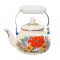 Ceainic Emailat Brio Emalika Bej 2.5L Flori de Camp 104631 CNN43643