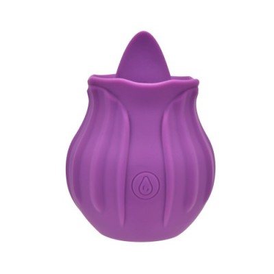Stimulare clitoris - Loving Joy Trandafir Vibrator pentru Lins Clitorisul Violet Limba Care Te va Innebuni de Placere foto