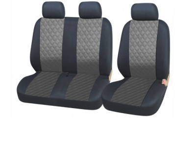 Huse scaune din piele VW Crafter 3 locuri (2+1) 2018 - 2019 foto