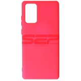 Husa Silicon Fuchsia Samsung Galaxy Note 20 - Protectie Premium Tip Toc