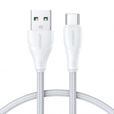 Cablu USB Joyroom - Seria Surpass USB C 3A Pentru &icirc;ncărcare Rapidă și Transfer De Date 1,2 M Alb (S-UC027A11) S-UC027A11W