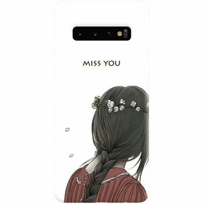 Husa silicon pentru Samsung Galaxy S10, Miss You foto