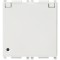 Priza schuko cu capac standard german 2M Vimar Plana alb 14208.C