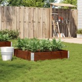 Gossi jardiniera de gradina, maro, 100x100 cm, lemn masiv de pin