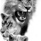 Husa Personalizata ALLVIEW P6 Plus Lion Family