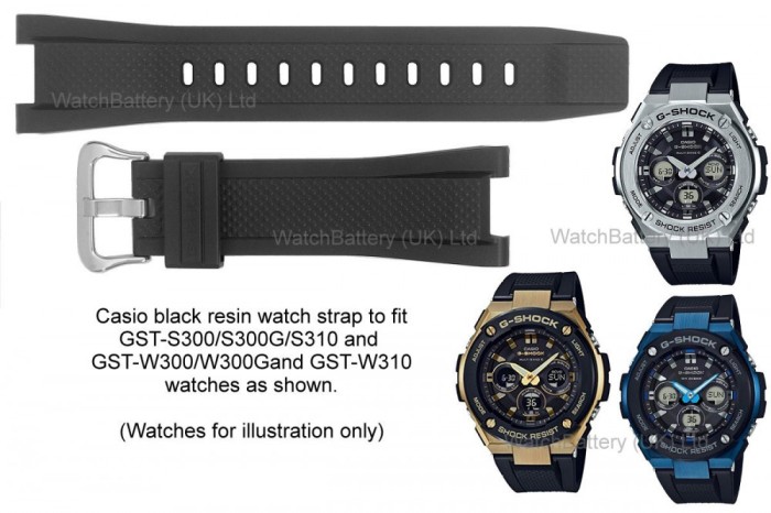 curea Casio GST-W300-W310,GST-S300-S310-S330-S100-S110-S130, GST-210B, GST-B100.